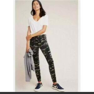 Pilcro And The Letterpress by Anthropologie Pants Green‎ Camo High Rise Skinny